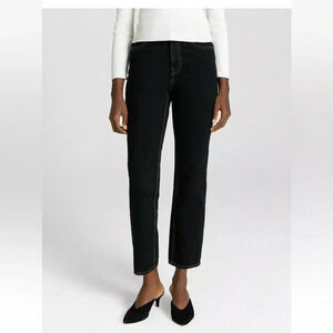 A.L.C. Malone Black Overdye Denim Ankle Pants - NWOT - Size 0